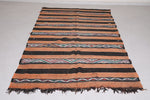 Vintage Berber kilim 5 FT X 8.6 FT