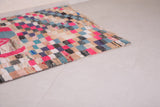 Colorful berber handmade moroccan rug - 5.1 FT X 7.7 FT