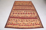 Old Morocco Straw Rug  5.2 FT X 9.3 FT