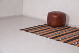 Vintage Berber kilim 5 FT X 8.6 FT