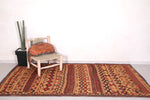 Old Morocco Straw Rug  5.2 FT X 9.3 FT