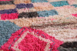 Colorful berber handmade moroccan rug - 5.1 FT X 7.7 FT