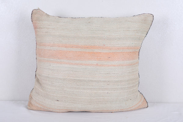 Vintage handmade moroccan kilim pillow 20.8 INCHES X 23.2 INCHES