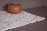 Handmade moroccan beni ourain rug 4.9 FT X 8.3 FT