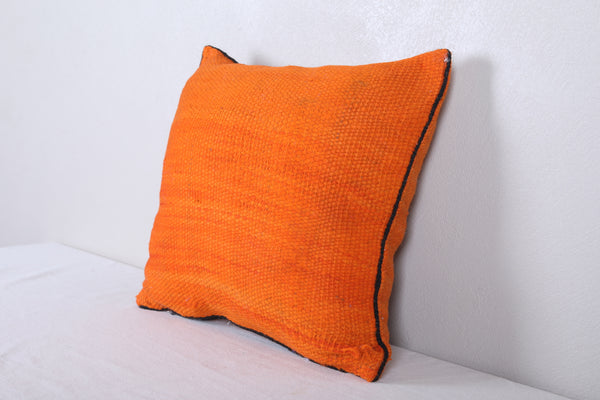 Vintage handmade Moroccan kilim pillow 17.3 INCHES X 17.7 INCHES