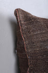 Vintage handmade moroccan kilim pillow 16.5 INCHES X 16.9 INCHES
