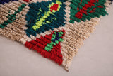 Colorful small runner Moroccan rug - 3.1 FT X 7.2 FT