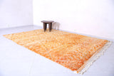 Custom Moroccan rug orange - Handmade Berber rug shag