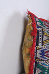 Vintage handmade moroccan kilim pillow 12.2 INCHES X 14.1 INCHES
