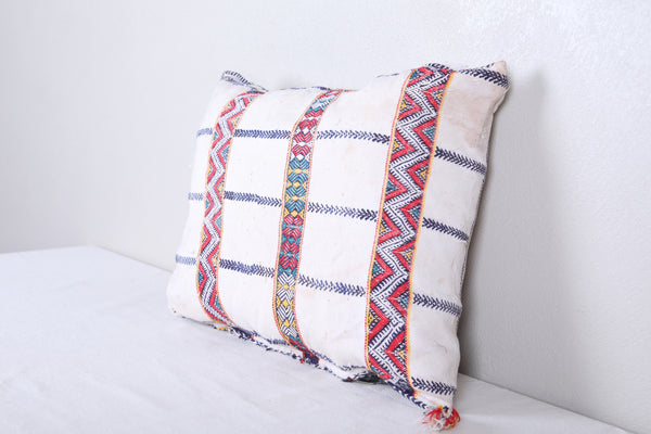 Vintage handmade Moroccan kilim pillow 15.3 INCHES X 18.5 INCHES