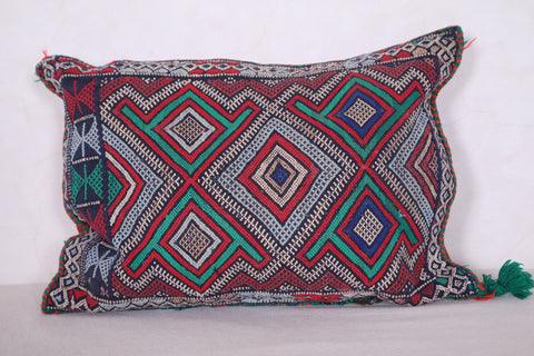 Striped moroccan pillow 12.5 INCHES X 18.1 INCHES