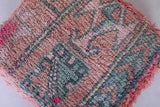 Moroccan handmade ottoman azilal rug old pouf