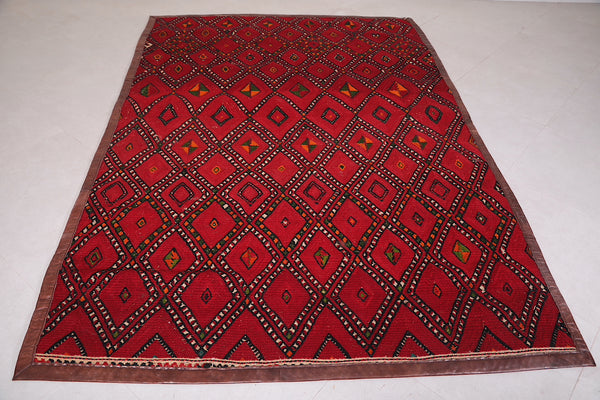 Morrocan Hassira mat 6.2 FT X 9.5 FT