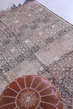 Vintage moroccan rug 5.5 FT X 7.3 FT