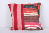 Vintage handmade moroccan kilim pillow 16.5 INCHES X 18.1 INCHES