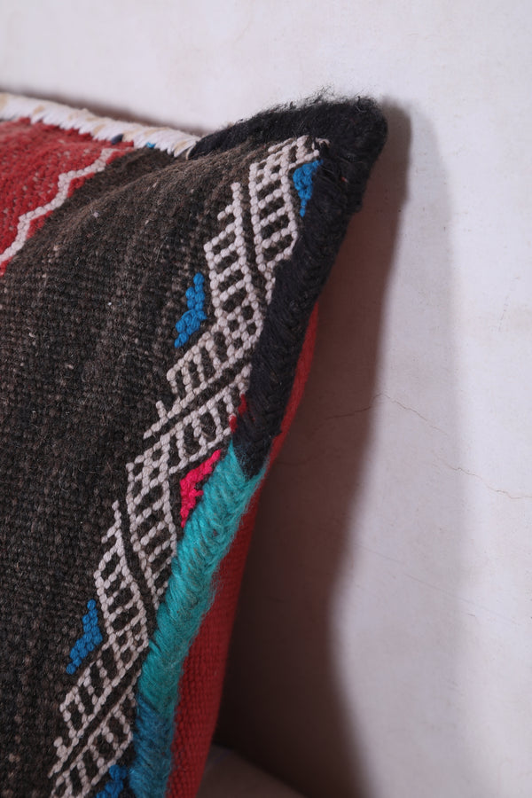 Moroccan pillow rug 13.3 INCHES X 19.2 INCHES