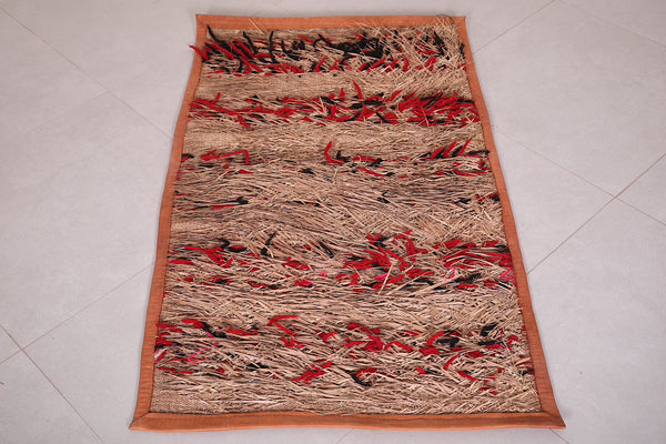 Moroccan Hassira, 2.6 FT X 4.3 FT