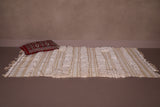Amazing flatwoven Moroccan berber rug - 3.6 FT X 6.3 FT