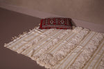 Amazing flatwoven Moroccan berber rug - 3.6 FT X 6.3 FT