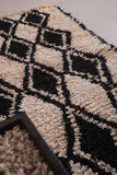Handmade wool Moroccan berber rug - 3.6 FT X 5.6 FT