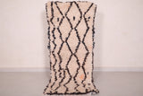 Small boni ourain Moroccan handmade rug - 2 FT X 5.1 FT