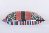 Vintage handmade moroccan kilim pillow 12.9 INCHES X 18.5 INCHES