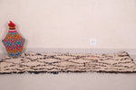 Small boni ourain Moroccan handmade rug - 2 FT X 5.1 FT