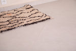 Small boni ourain Moroccan handmade rug - 2 FT X 5.1 FT