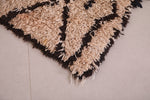Small boni ourain Moroccan handmade rug - 2 FT X 5.1 FT