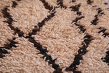 Small boni ourain Moroccan handmade rug - 2 FT X 5.1 FT