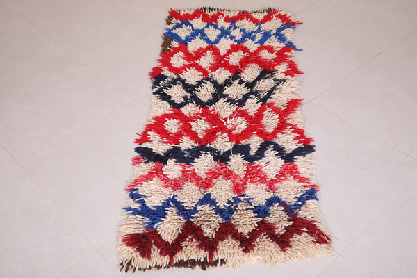 Small runner berber Moroccan handmade rug - 2.1 FT X 5.7 FT