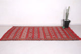 All wool beni ourain moroccan rug 5.2 FT X 9.5 FT