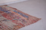 Vintage handmade colorful contemporary rug 5.2 FT X 8.8 FT