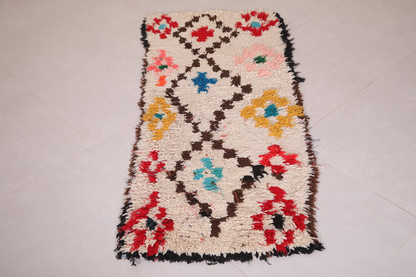 Beautiful Handmade Moroccan Berber Rug – Floral Motif | Authentic Boho Decor