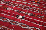 Vintage moroccan rug 5.9 FT X 10.6 FT