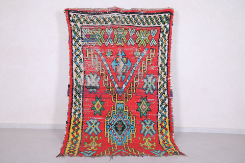 Amazing small runner moroccan carpet 5 FT X 7.9 FT