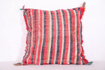 Vintage kilim moroccan pillow 17.7 INCHES X 17.7 INCHES