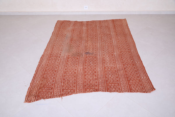Vintage handwoven kilim 4.9 FT x 6.6 FT – Authentic Moroccan tribal rug