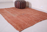 Vintage handwoven kilim 4.9 FT X 6.6 FT