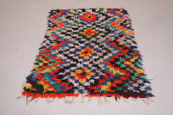 Vibrant Handmade Moroccan Berber Rug – 3.3 FT X 5.1 FT