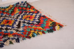 Colorful handmade berber Moroccan rug - 3.3 FT X 5.1 FT