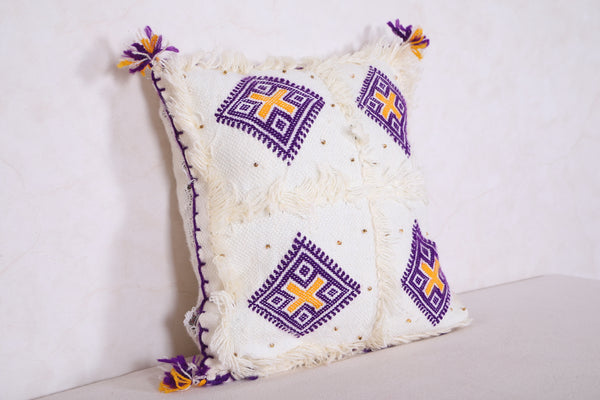 kilim moroccan pillow 14.5 INCHES X 16.7 INCHES