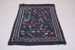 Vintage handwoven kilim 3.3 FT X 4.9 FT