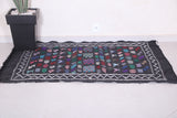 Vintage handwoven kilim 3.3 FT X 4.9 FT