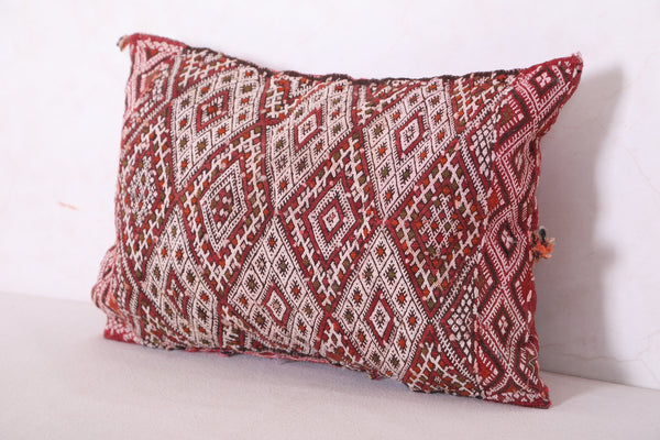 Striped moroccan pillow 12.9 INCHES X 18.5 INCHES