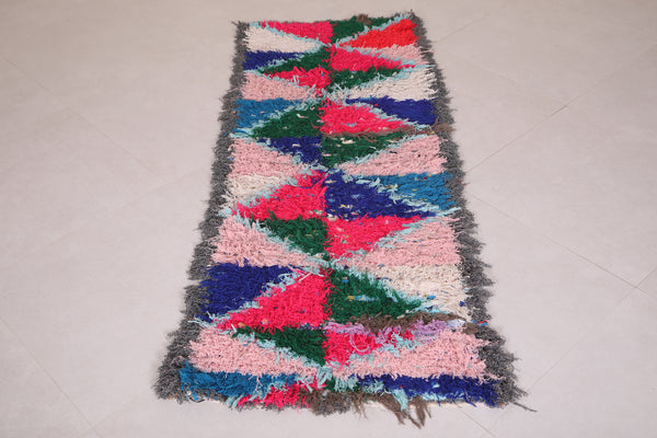 Entryway berber runner Moroccan rug – 2.3 FT X 6 FT | Vibrant handcrafted decor