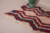 Colorful runner handmade Moroccan rug - 2.9 FT X 6.3 FT