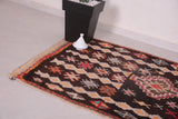 Colorful berber handmade carpet 3.7 FT X 5.2 FT