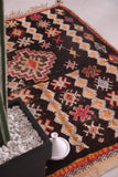 Colorful berber handmade carpet 3.7 FT X 5.2 FT