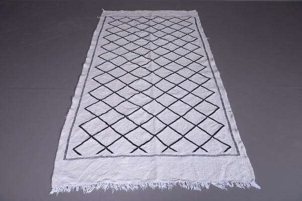 Moroccan handwoven kilim – 3.8 FT x 7.8 FT | Traditional handmade rug